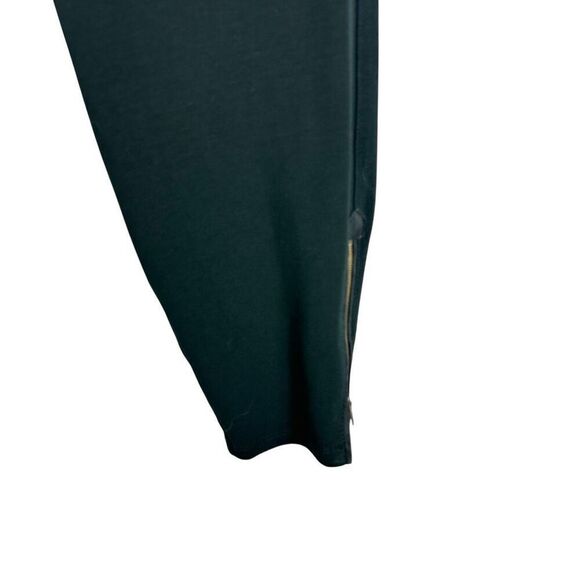 J. Jill Black Ponte Pull on Pants Zip Ankle Hem Skinny Taper Stretch  Size XL - Picture 6 of 9